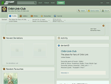 Tablet Screenshot of chibi-link-club.deviantart.com