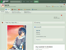 Tablet Screenshot of kai-rie.deviantart.com