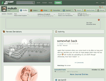 Tablet Screenshot of mulkuth.deviantart.com