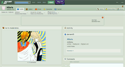 Desktop Screenshot of milaria.deviantart.com