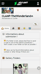 Mobile Screenshot of clamp-thewonderland.deviantart.com