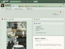 Tablet Screenshot of madalinc.deviantart.com