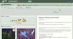 Desktop Screenshot of particlesoup.deviantart.com