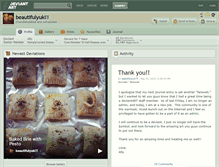 Tablet Screenshot of beautifulyuki.deviantart.com