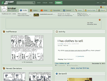 Tablet Screenshot of krrobar.deviantart.com