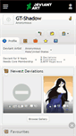Mobile Screenshot of gt-shadow.deviantart.com