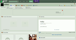 Desktop Screenshot of millfred.deviantart.com