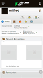Mobile Screenshot of millfred.deviantart.com
