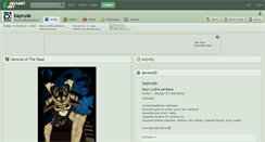 Desktop Screenshot of bayrude.deviantart.com