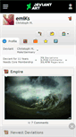 Mobile Screenshot of emiks.deviantart.com
