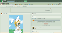 Desktop Screenshot of mercuryh09.deviantart.com