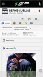 Mobile Screenshot of define-sublime.deviantart.com