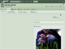 Tablet Screenshot of define-sublime.deviantart.com
