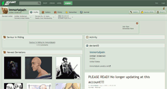 Desktop Screenshot of immortalpain.deviantart.com