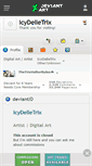 Mobile Screenshot of icydelletrix.deviantart.com