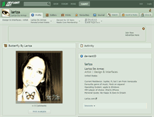 Tablet Screenshot of lariza.deviantart.com