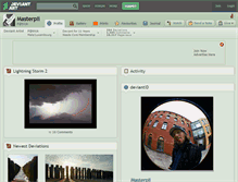 Tablet Screenshot of masterpii.deviantart.com
