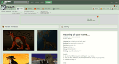 Desktop Screenshot of flinswift.deviantart.com