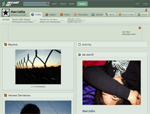 Tablet Screenshot of marciaita.deviantart.com