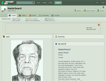 Tablet Screenshot of masterbeard.deviantart.com