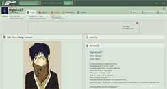 Desktop Screenshot of nightfox87.deviantart.com