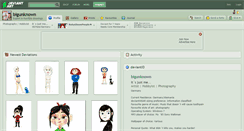 Desktop Screenshot of bigunknown.deviantart.com