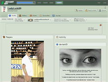 Tablet Screenshot of ladyluck89.deviantart.com