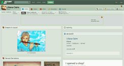 Desktop Screenshot of liliana-claire.deviantart.com