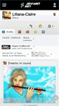 Mobile Screenshot of liliana-claire.deviantart.com