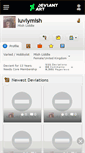 Mobile Screenshot of luvlymish.deviantart.com