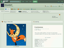 Tablet Screenshot of kitsunekei1.deviantart.com