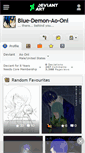 Mobile Screenshot of blue-demon-ao-oni.deviantart.com