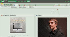 Desktop Screenshot of gamerworld14.deviantart.com