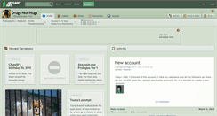 Desktop Screenshot of drugs-not-hugs.deviantart.com