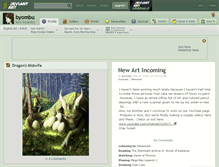 Tablet Screenshot of byombu.deviantart.com