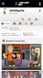 Mobile Screenshot of johnrayme.deviantart.com