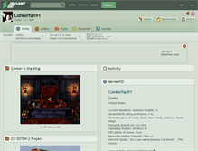 Tablet Screenshot of conkerfan91.deviantart.com