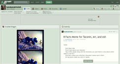 Desktop Screenshot of karakanatmelek.deviantart.com