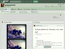 Tablet Screenshot of karakanatmelek.deviantart.com