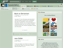Tablet Screenshot of charactersatire.deviantart.com