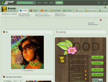 Tablet Screenshot of brenbk.deviantart.com