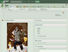 Tablet Screenshot of flzzy.deviantart.com