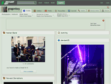 Tablet Screenshot of gragonboy.deviantart.com