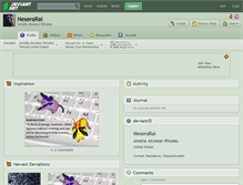 Tablet Screenshot of neserarai.deviantart.com