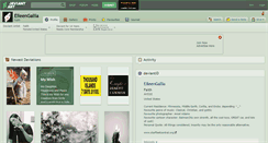 Desktop Screenshot of eileengallia.deviantart.com