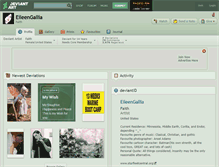 Tablet Screenshot of eileengallia.deviantart.com