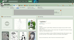 Desktop Screenshot of aphrodian.deviantart.com