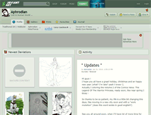 Tablet Screenshot of aphrodian.deviantart.com