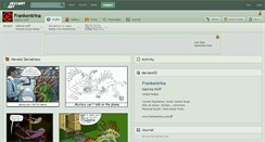 Desktop Screenshot of frankentrina.deviantart.com