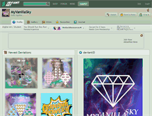Tablet Screenshot of myvanillasky.deviantart.com